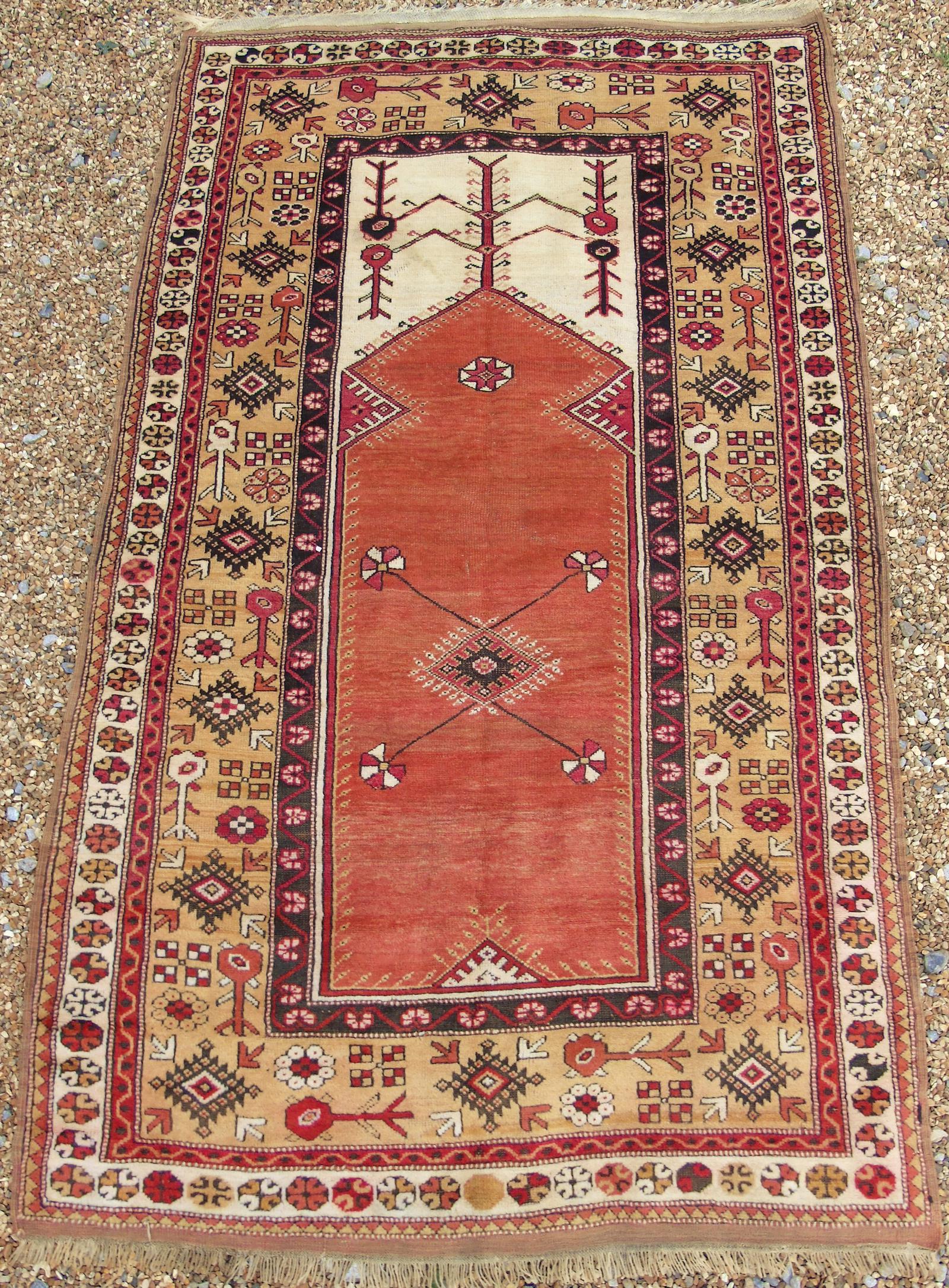 Antique Melas Prayer Rug (1 of 7)