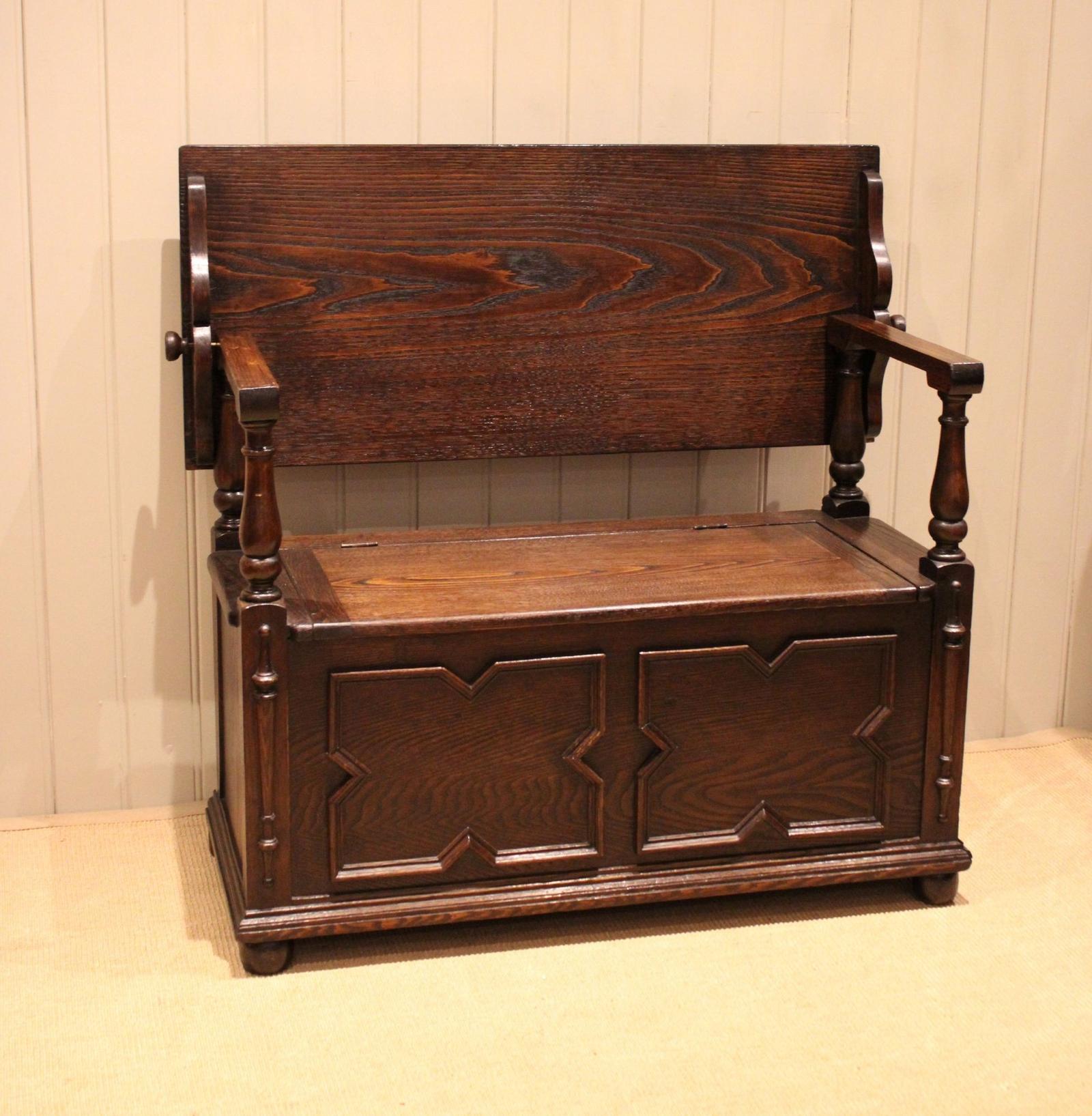 Solid Oak Monks Bench (1 of 13)