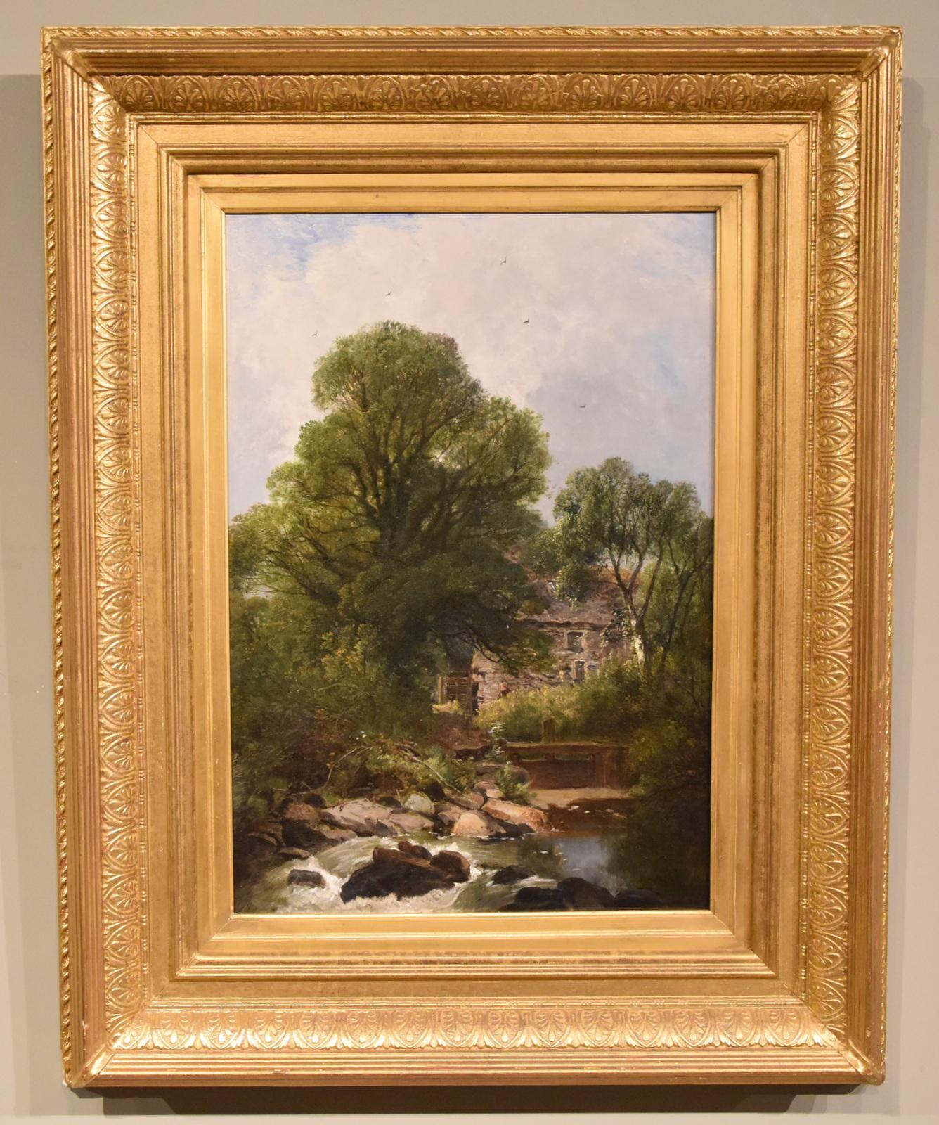 Oil Painting by Joseph Paul Pettitt "The Mill at Capel Currig, North Wales" (1 of 4) Oil Painting by Joseph Paul Pettitt "The Mill at Capel Currig, North Wales" (1 of 4)