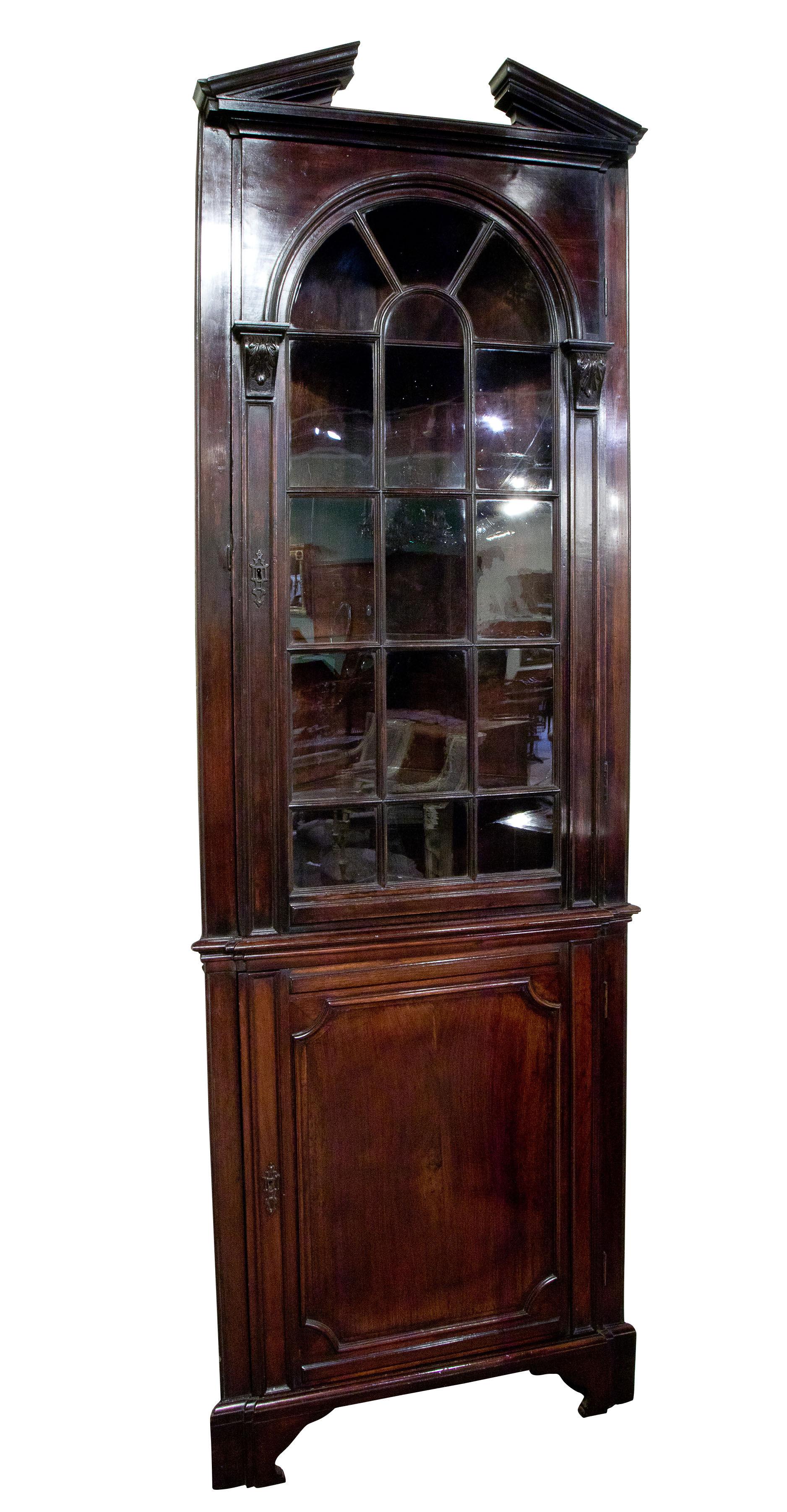 Geo II Architectural Corner Cupboard (1 of 1)