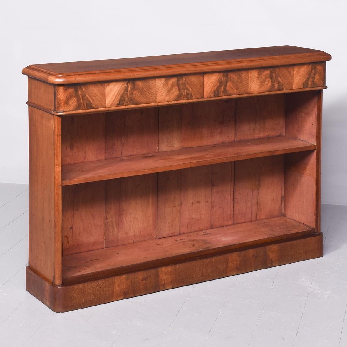 Victorian Mahogany Two-Drawer Open Bookcase (1 of 10) Victorian Mahogany Two-Drawer Open Bookcase (1 of 10)