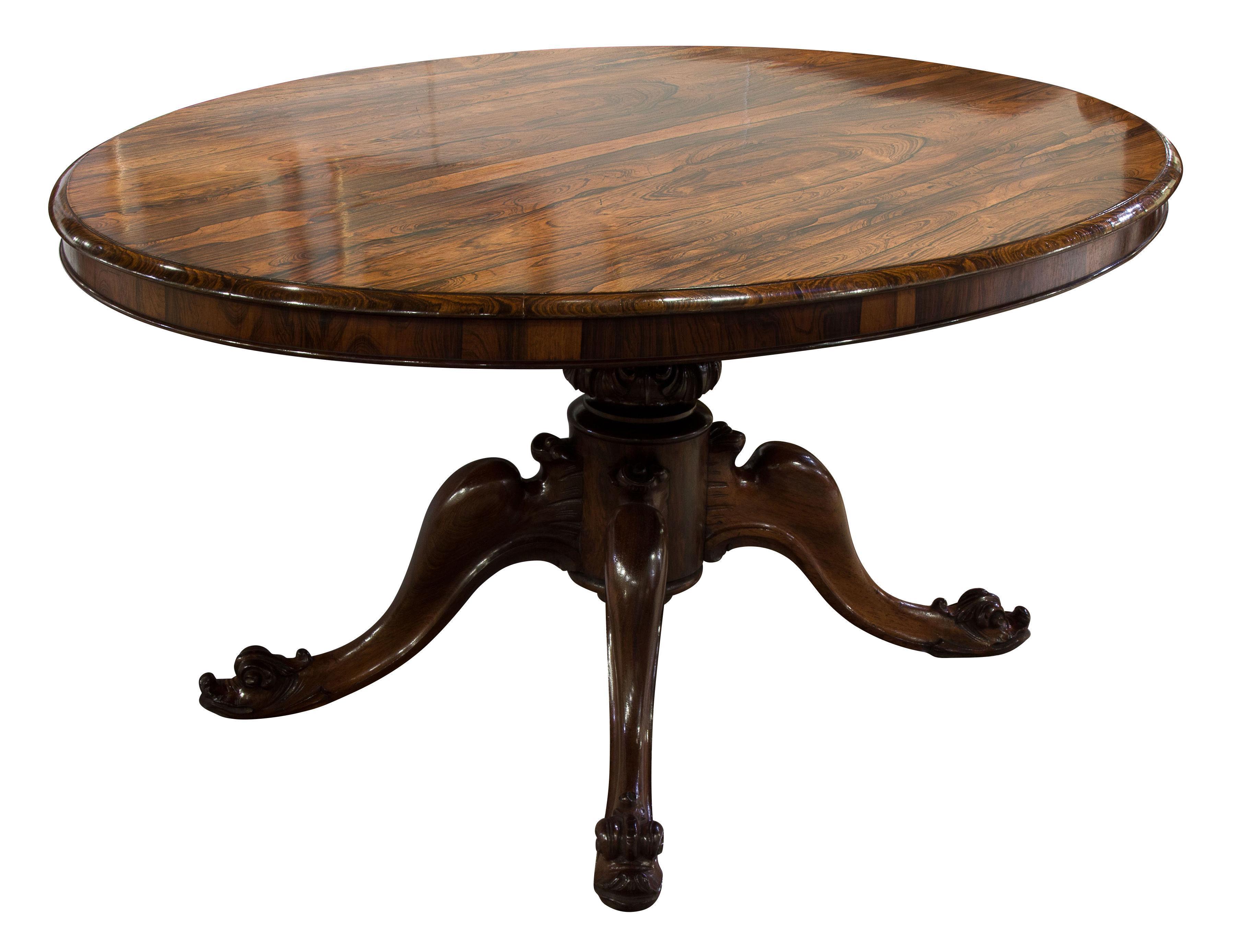 Good quality rio rosewood breakfast table (1 of 1)