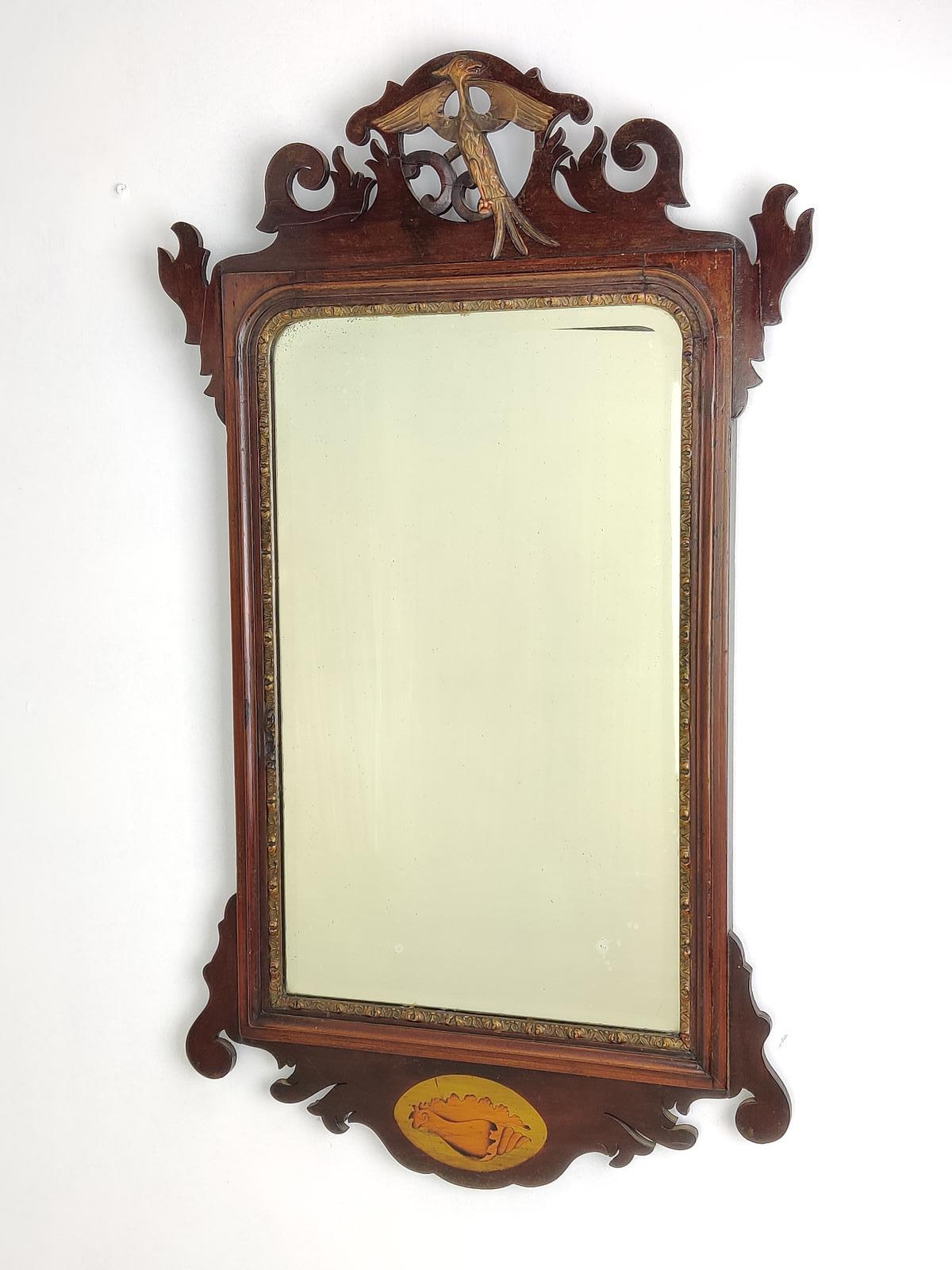 Mahogany Wall Mirror - George III (1 of 6) Mahogany Wall Mirror - George III (1 of 6)