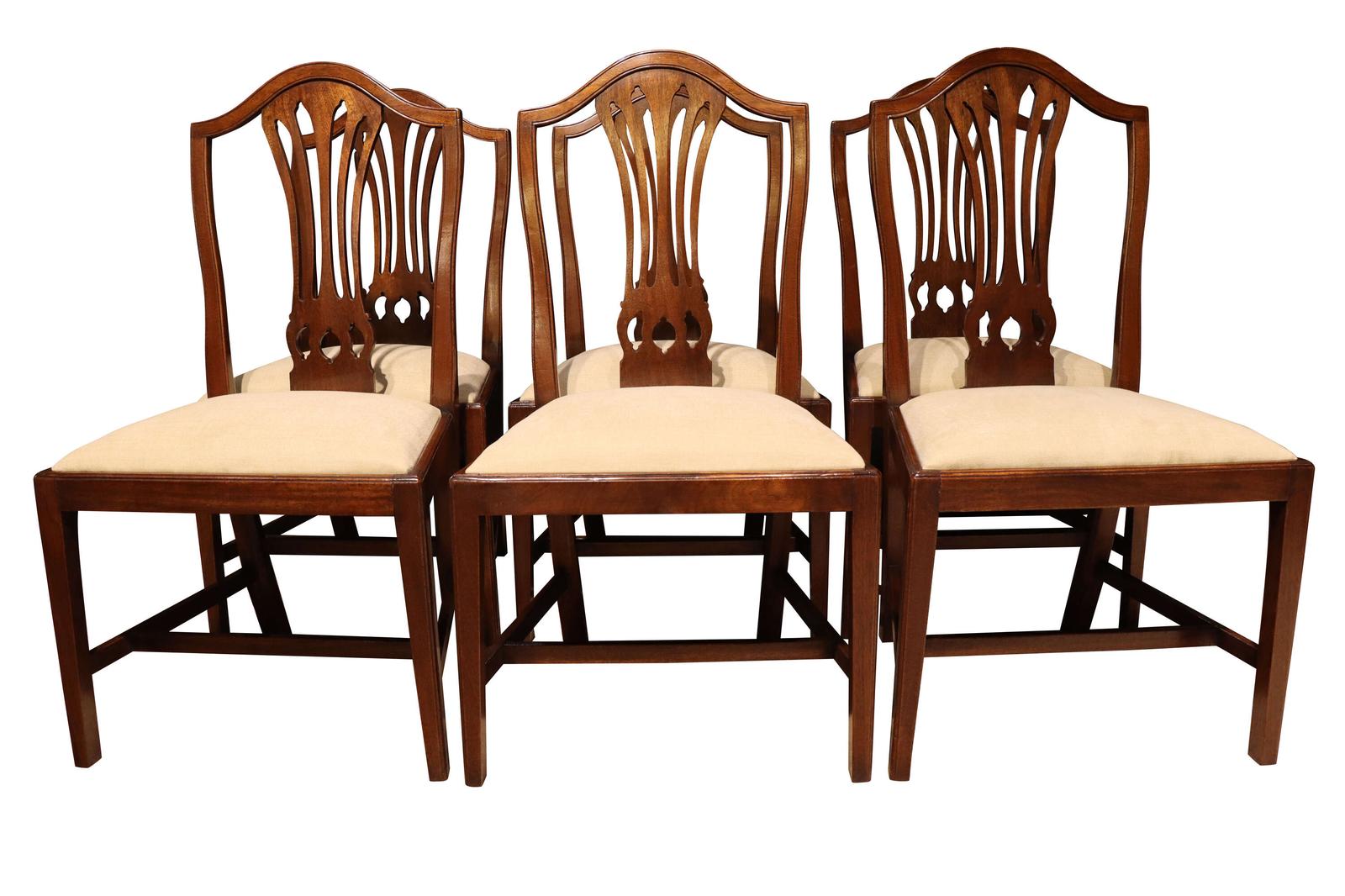 Set of Six George III Mahogany Dining Chairs, Circa 1800 (1 of 7) Set of Six George III Mahogany Dining Chairs, Circa 1800 (1 of 7)