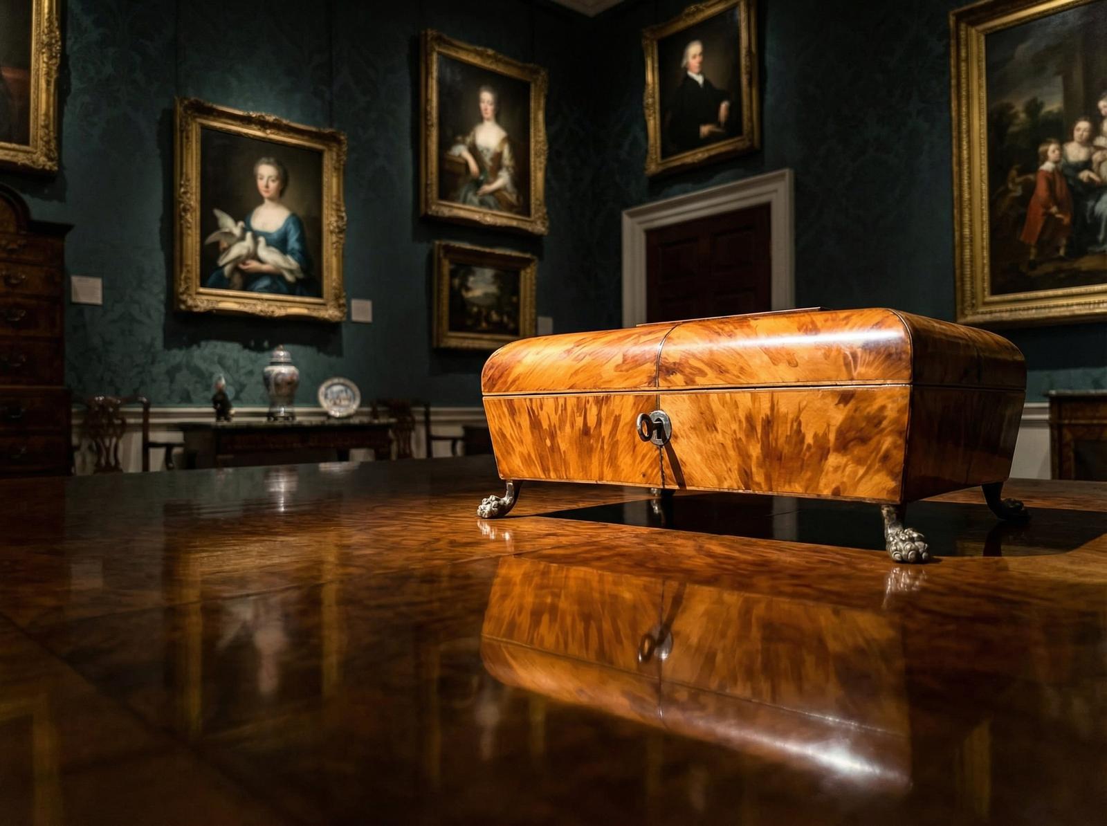 Tortoiseshell Ladies Table Top Sewing Box (1 of 10) Tortoiseshell Ladies Table Top Sewing Box (1 of 10)