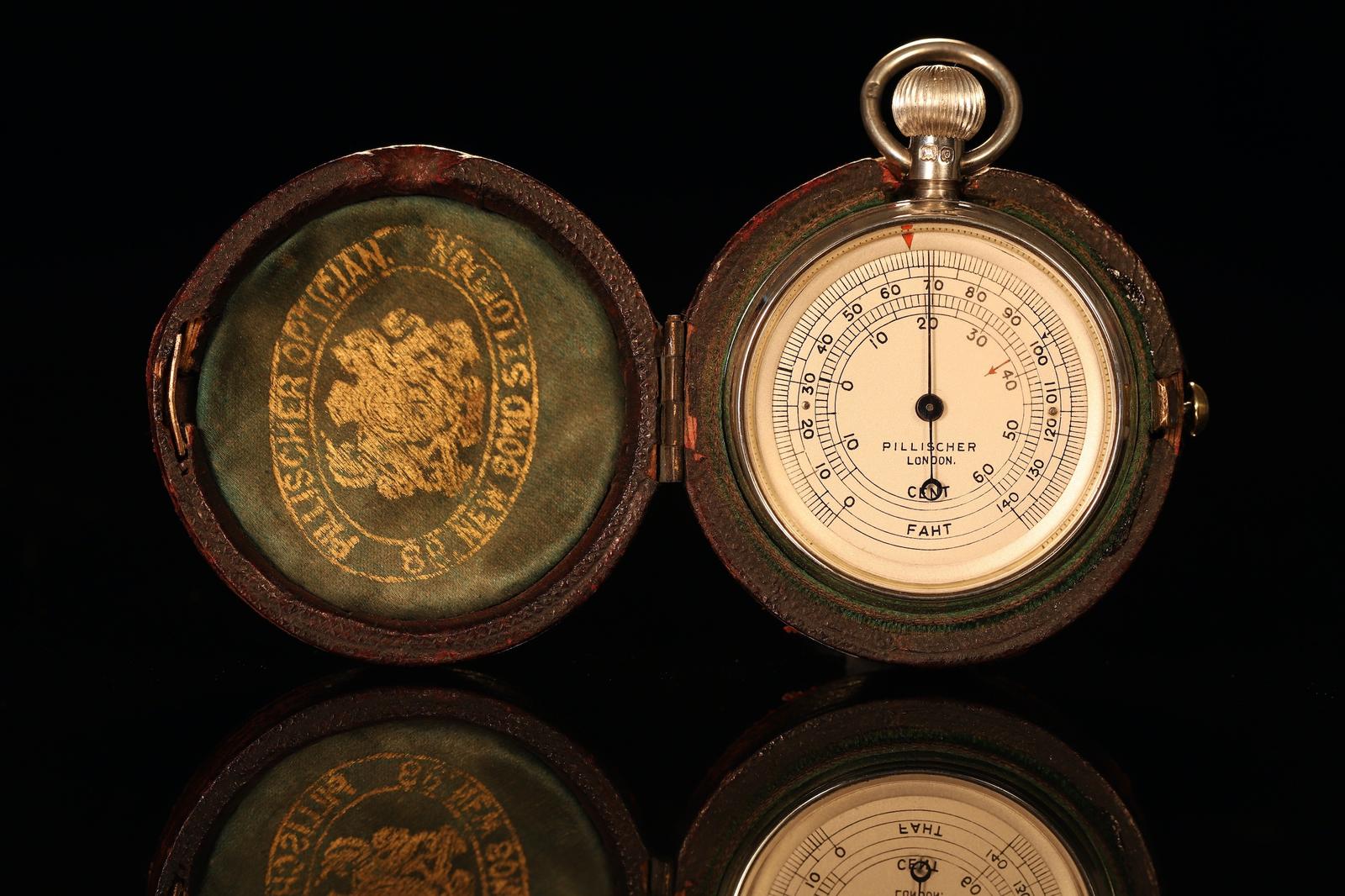 Silver Pocket Thermometer by Pillischer C1922 (1 of 6)