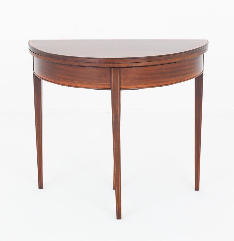 Georgian Revival Mahogany Card Table (1 of 5)