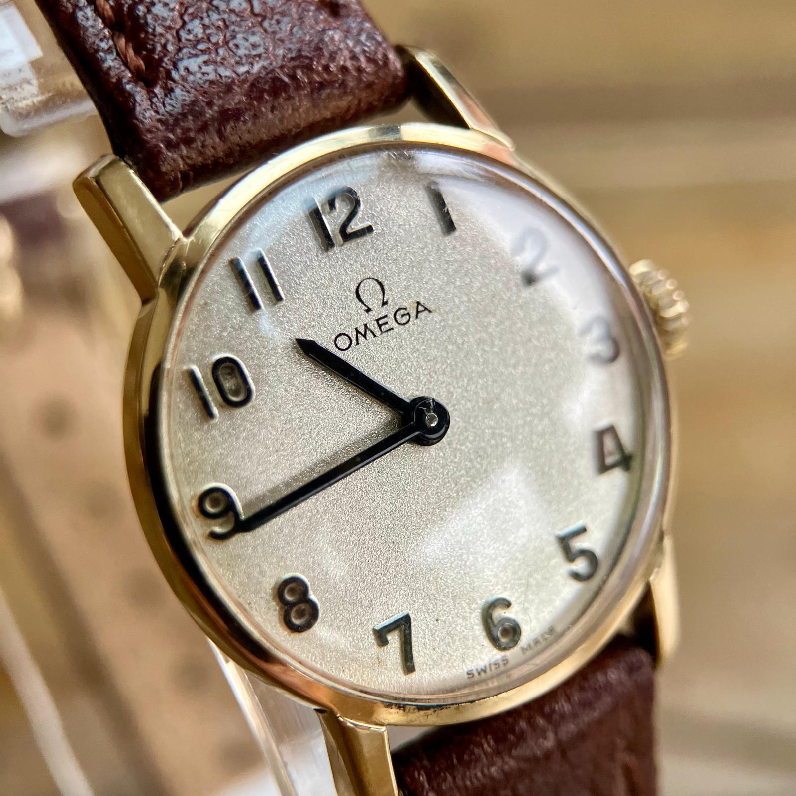 Watch | Omega 9ct Gold Ladies Watch | 1972 | Rare 25mm Dial | Full Arabic Numeral Dial (1 of 13) Watch | Omega 9ct Gold Ladies Watch | 1972 | Rare 25mm Dial | Full Arabic Numeral Dial (1 of 13)