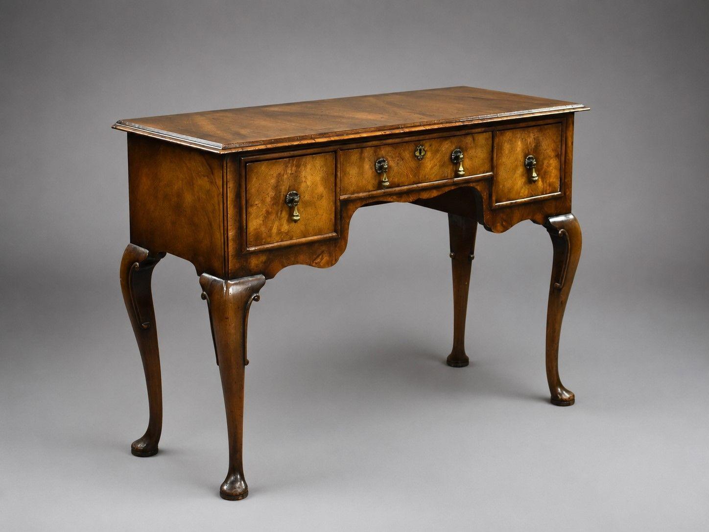 Antique Queen Anne Style Walnut Lowboy (1 of 6) Antique Queen Anne Style Walnut Lowboy (1 of 6)