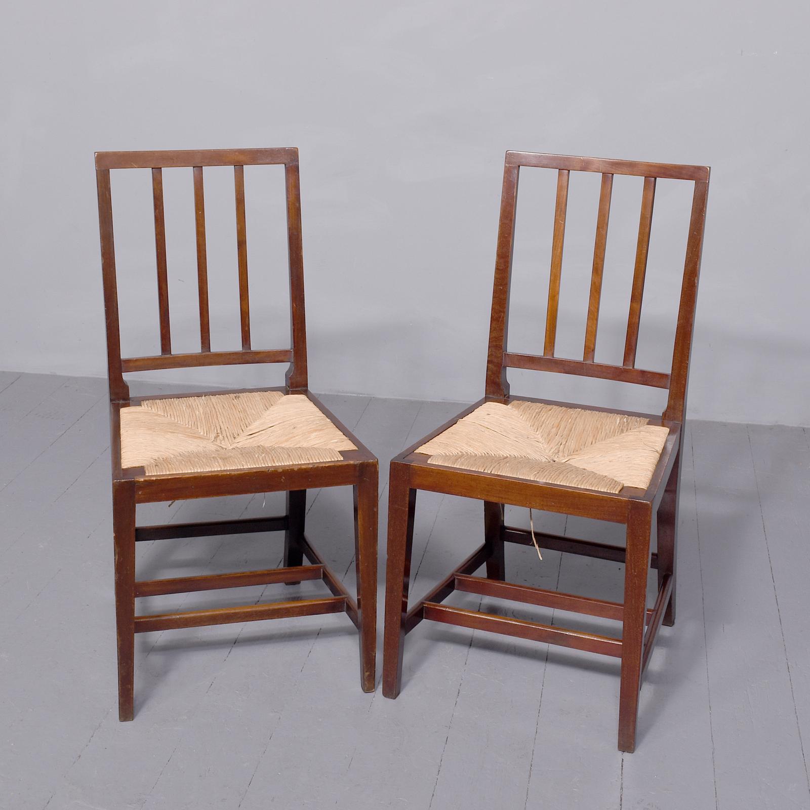 Pair of Mahogany Chairs from King Edward VII Coronation (1 of 11)