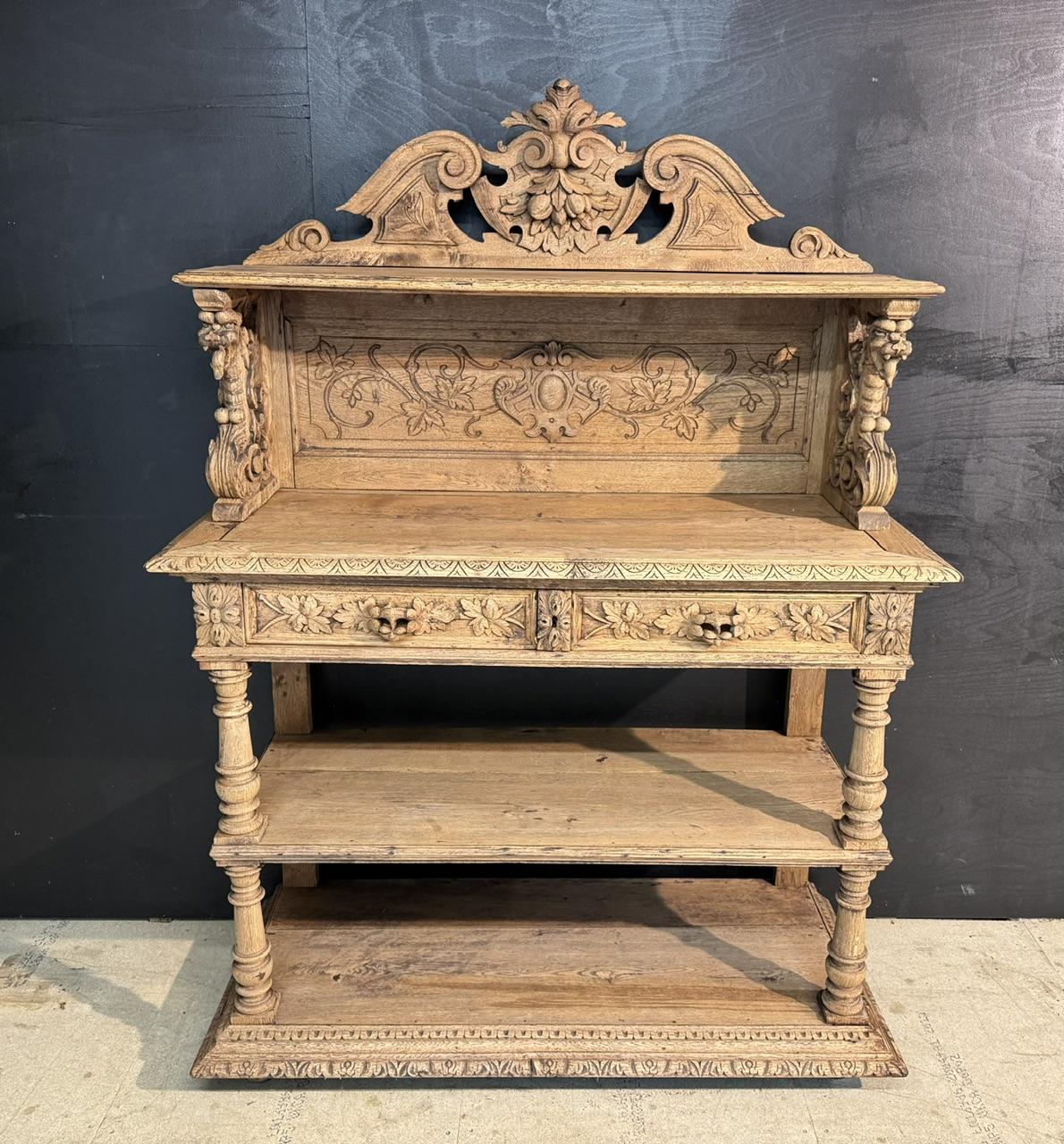 French 19th Century Carved Oak Buffet (1 of 16) French 19th Century Carved Oak Buffet (1 of 16)