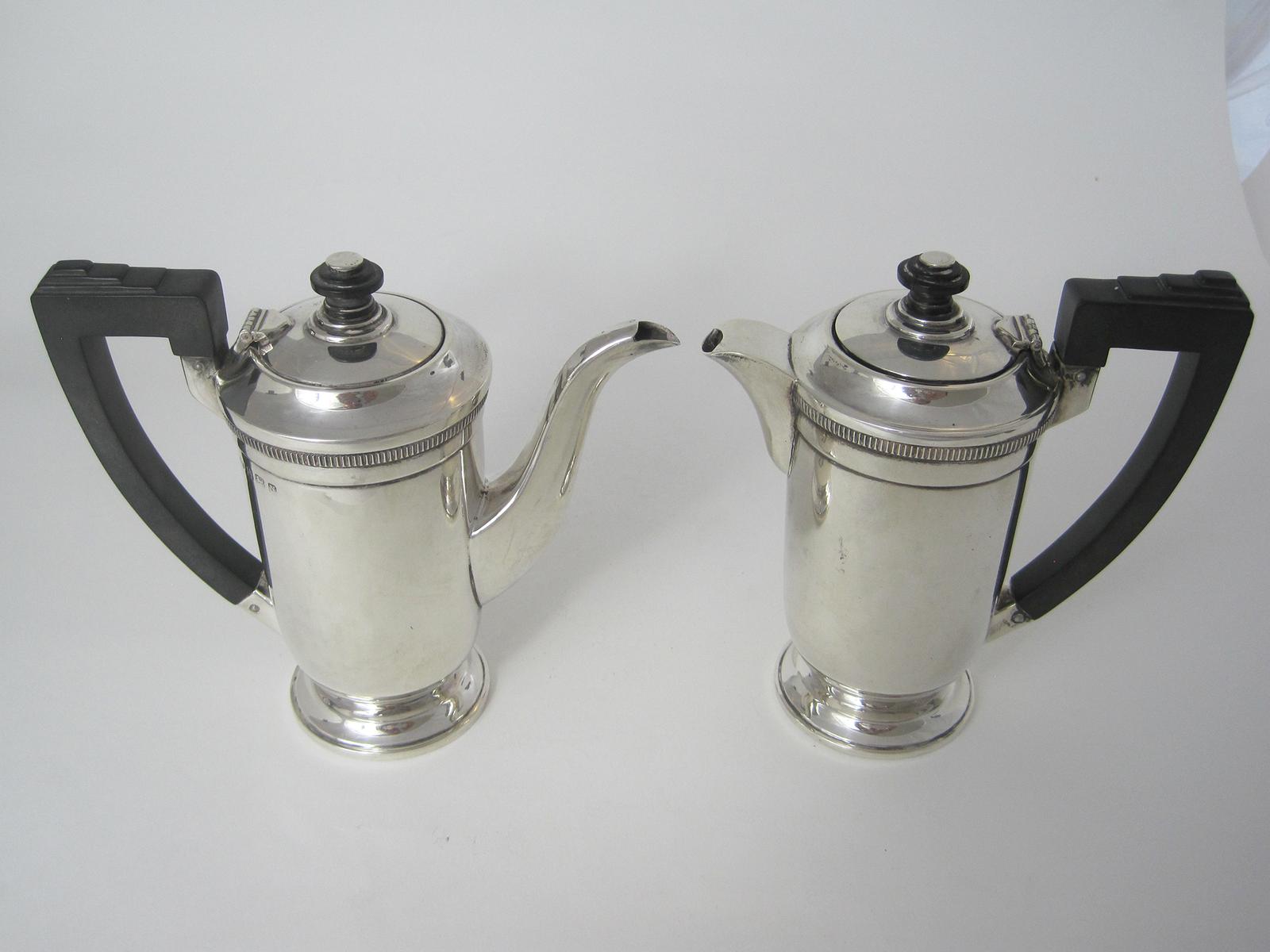 Pair of Art Deco Style Cafe au Lait Coffee Serving Pots (1 of 5) Pair of Art Deco Style Cafe au Lait Coffee Serving Pots (1 of 5)