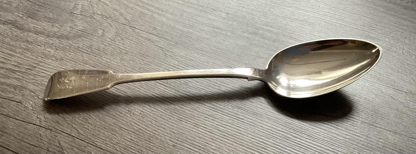 George III Silver Serving Spoon (1 of 4)