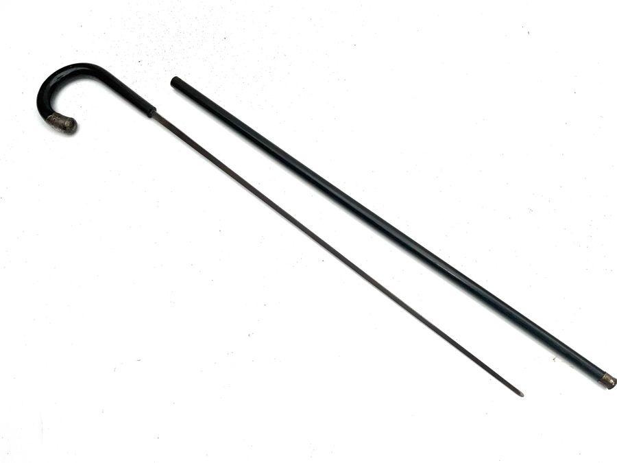 GENTS EBONY WALKING STICK SWORD STICK (1 of 15) GENTS EBONY WALKING STICK SWORD STICK (1 of 15)