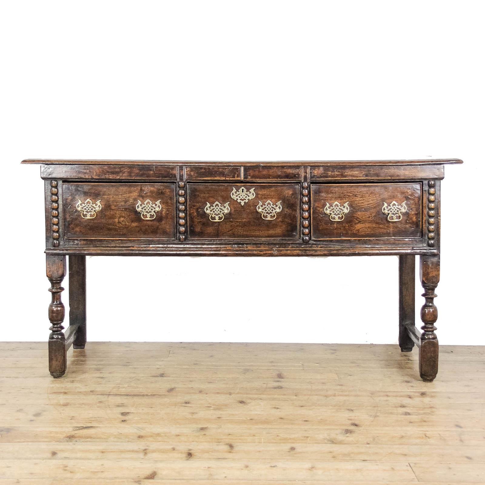 Antique 18th Century Oak Dresser Base (1 of 12)