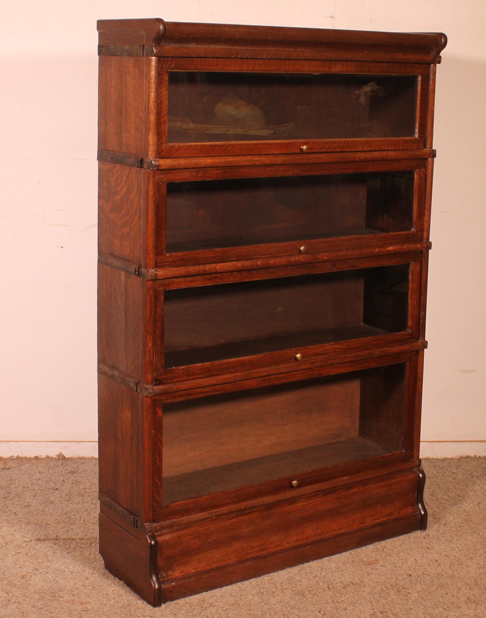 Globe Wernicke Bookcase in Oak of 4 Elements (1 of 10) Globe Wernicke Bookcase in Oak of 4 Elements (1 of 10)