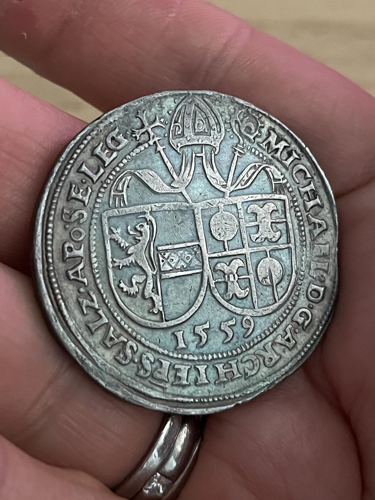 Salzburg - Silver 1559 Guldiner/ Thaler - Michael Von Küenburg (1 of 10)