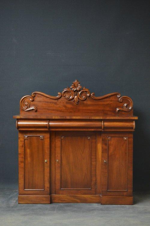 English Victorian Mahogany Breakfront Sideboards - main image