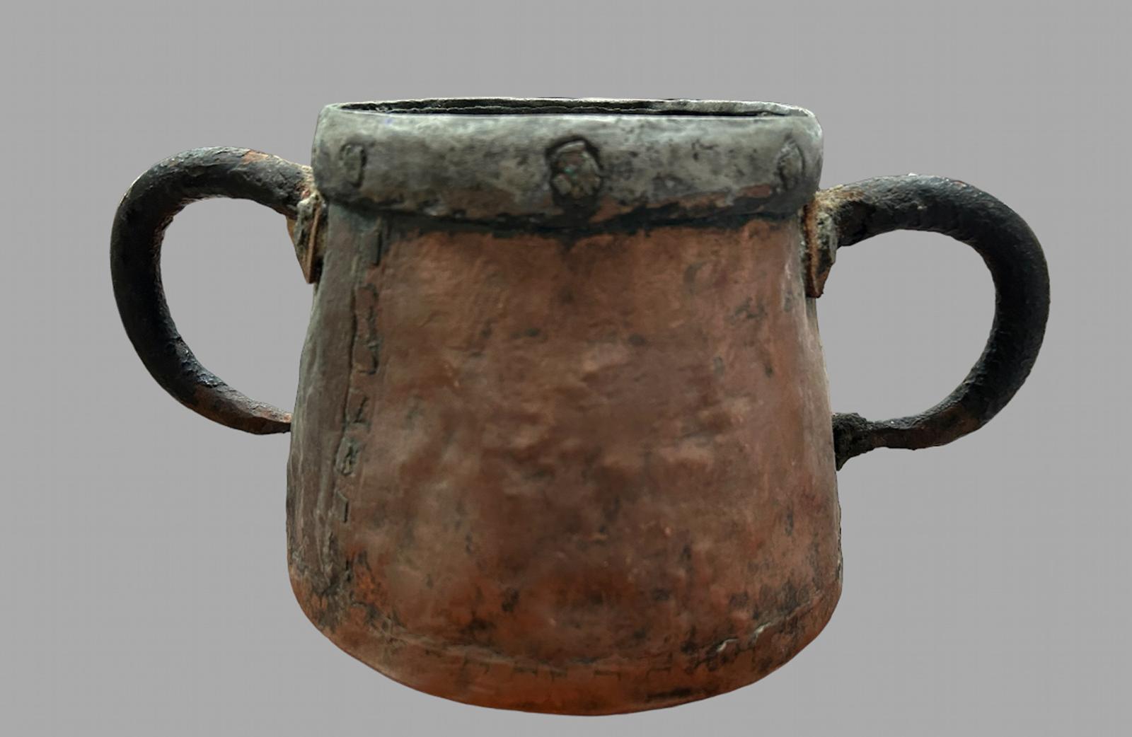 A c.1700s Cooper Casting Pot (1 of 4) A c.1700s Cooper Casting Pot (1 of 4)