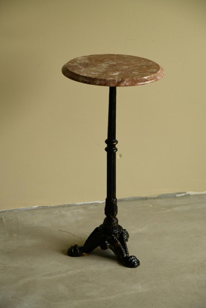 Small Marble & Cast Iron Table (1 of 11) Small Marble & Cast Iron Table (1 of 11)