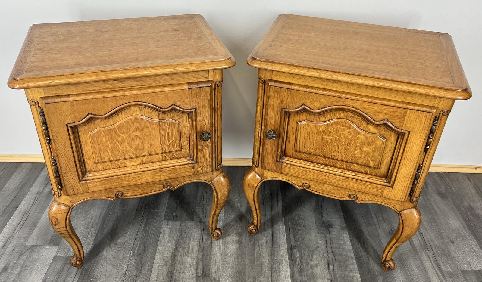 Amazing Pair of French Bedside Tables / Cupboards / Cabinets (1 of 9)