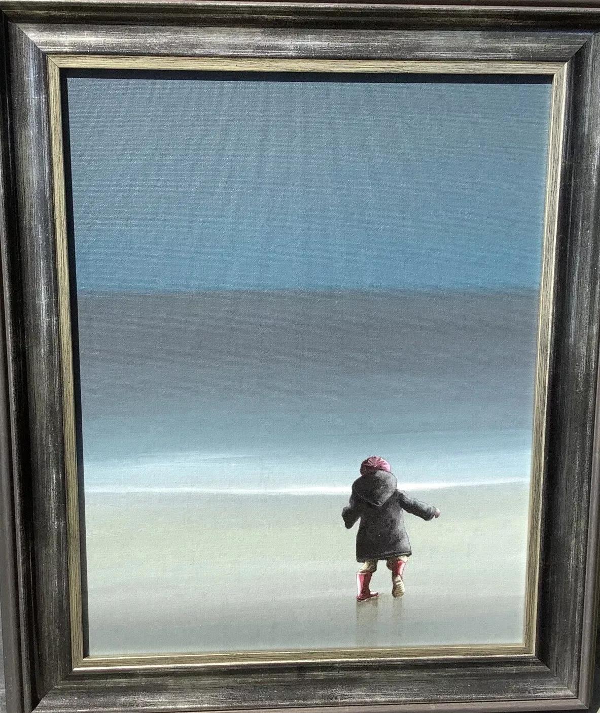 Steve Johnston Original Canvas - Little Duffle by the Sea (1 of 5)
