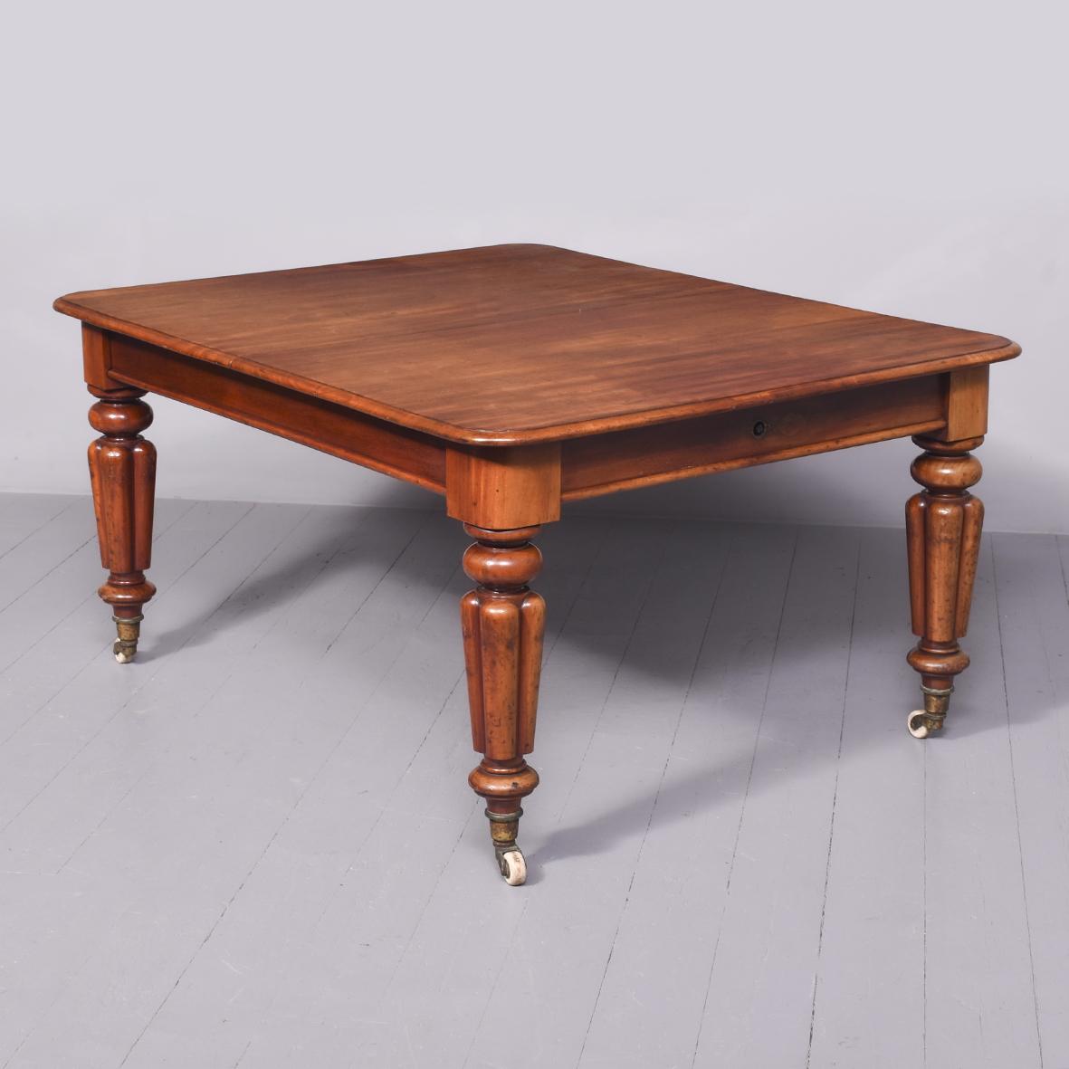 Victorian Mahogany Dining Table with Extra Leaf (1 of 11)