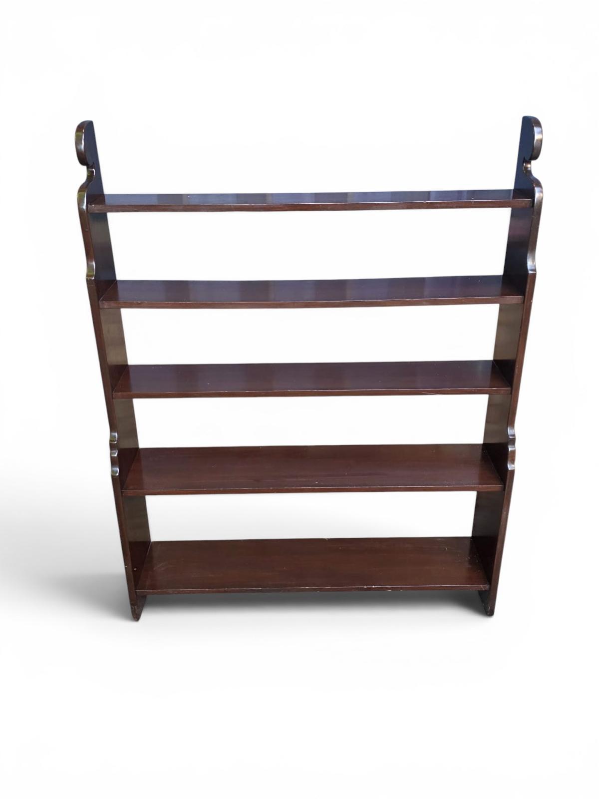 Vintage Mahogany Open Bookcase / Display Shelf c.1950 (1 of 7) Vintage Mahogany Open Bookcase / Display Shelf c.1950 (1 of 7)