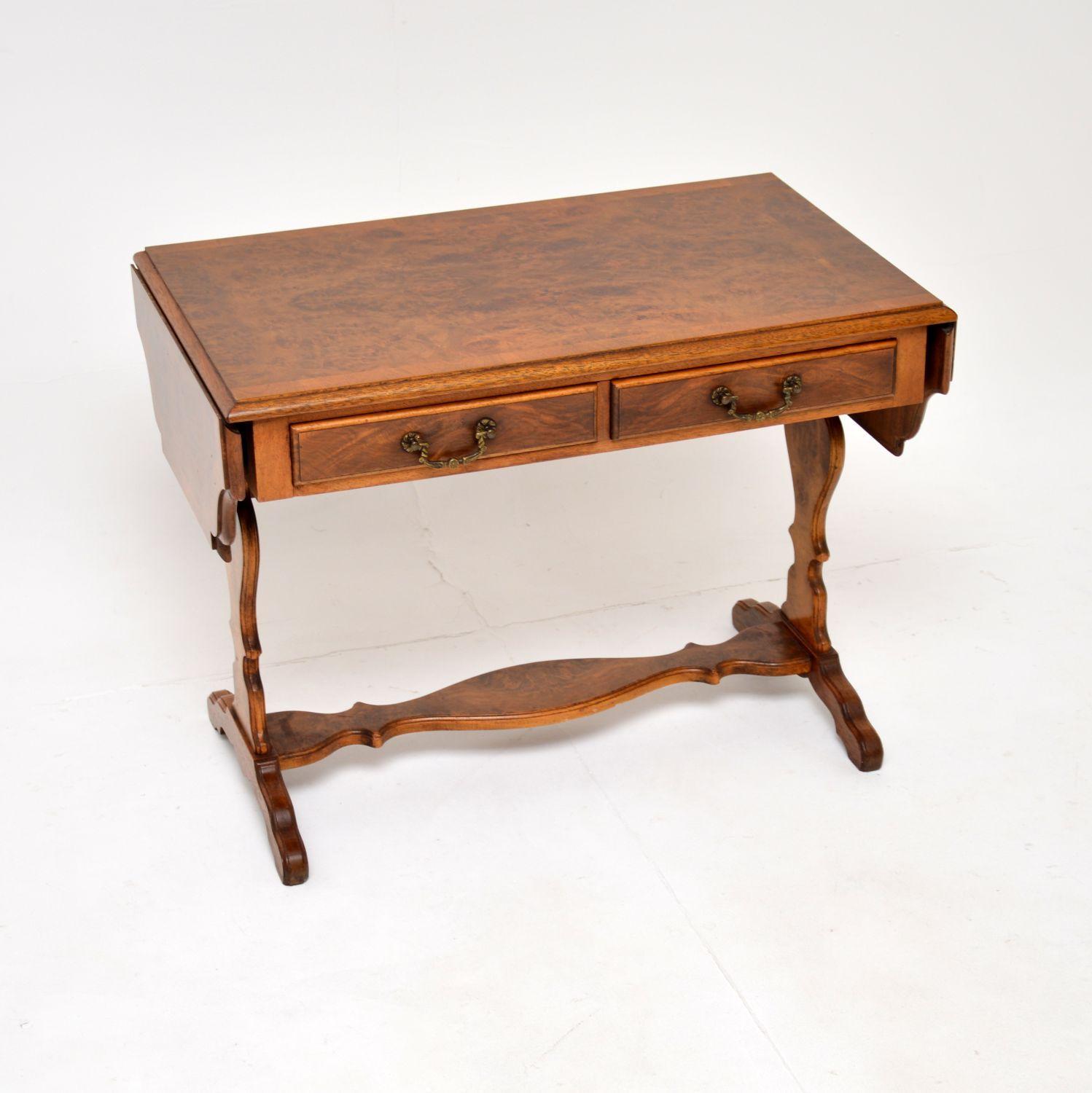 Burr Walnut Drop Leaf Coffee Table (1 of 12) Burr Walnut Drop Leaf Coffee Table (1 of 12)