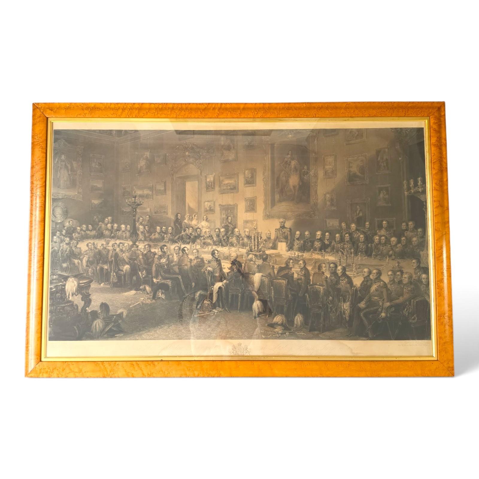 Waterloo Banquet at Apsley House, 18 June 1836 Original Engraving by William Greatbach, 1846 (1 of 26) Waterloo Banquet at Apsley House, 18 June 1836 Original Engraving by William Greatbach, 1846 (1 of 26)