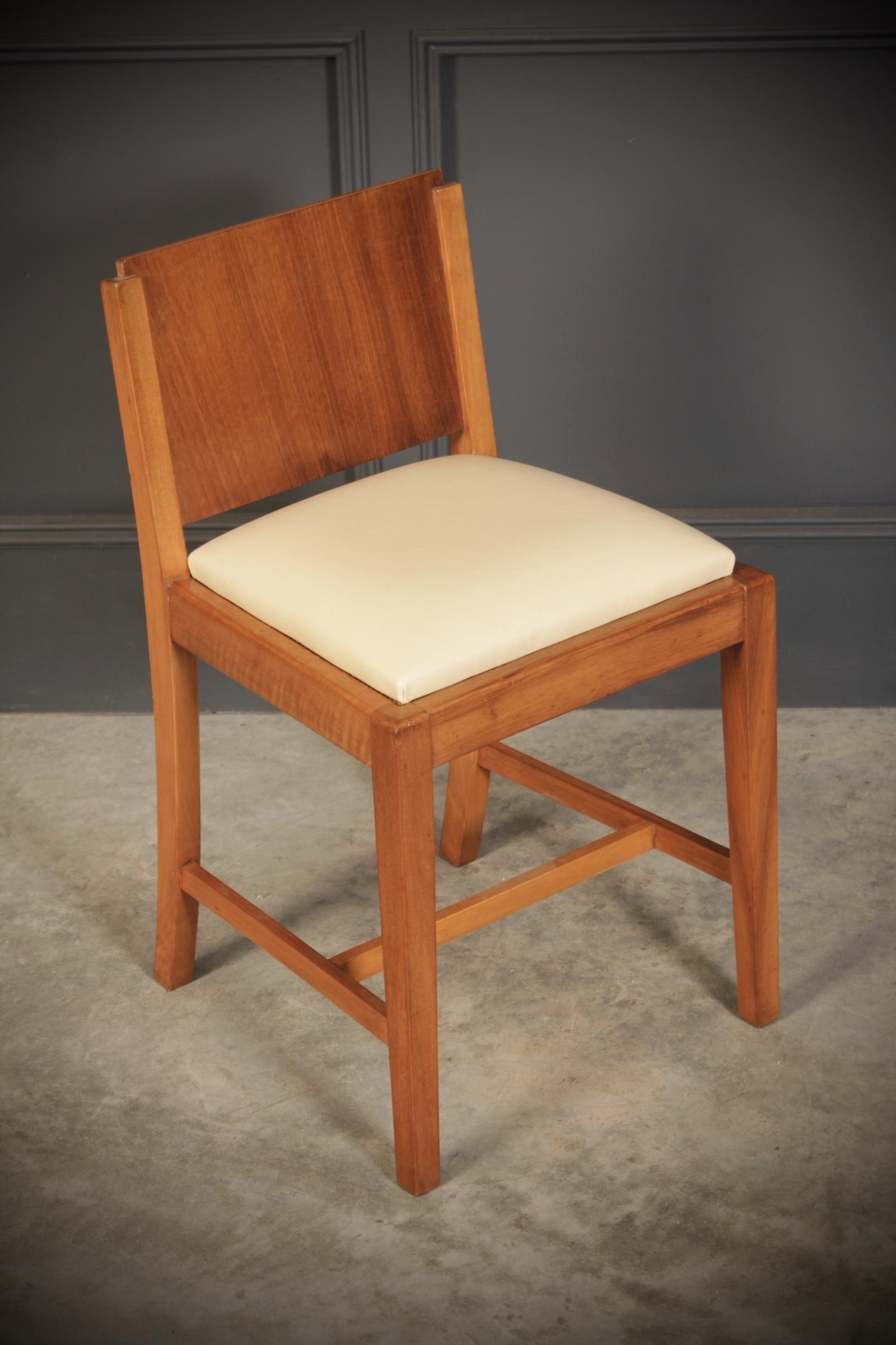 Small Walnut Art Deco Chair (1 of 7)