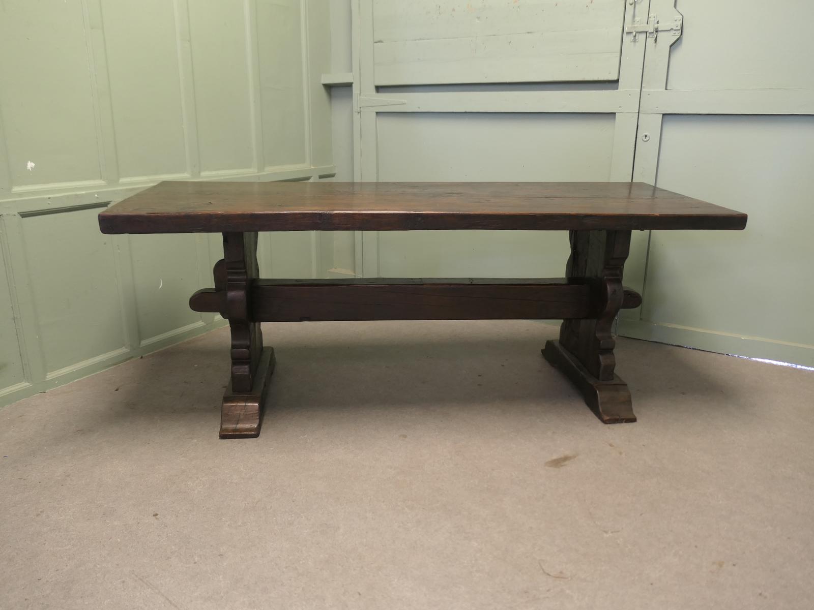 Heavy French Country Oak Refectory Table (1 of 4) Heavy French Country Oak Refectory Table (1 of 4)