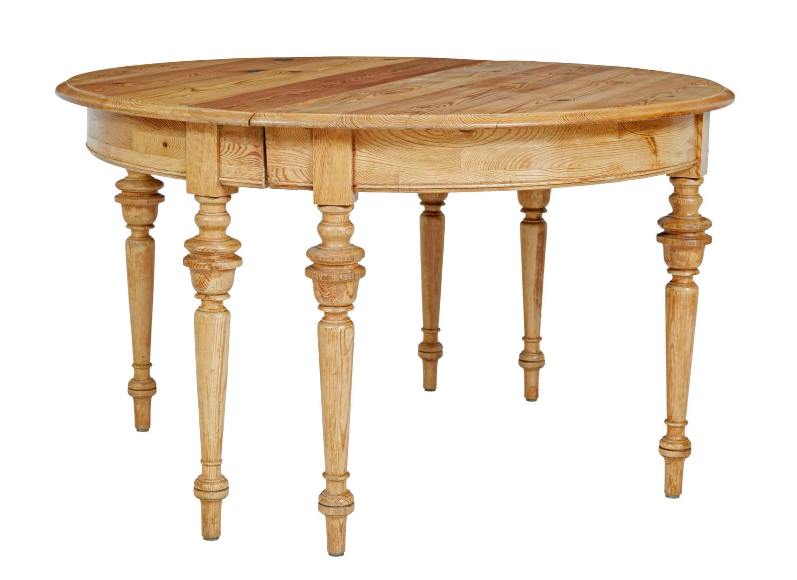 Pair of Swedish 19th Century Pine Demi Lune Occasional Tables (1 of 8) Pair of Swedish 19th Century Pine Demi Lune Occasional Tables (1 of 8)