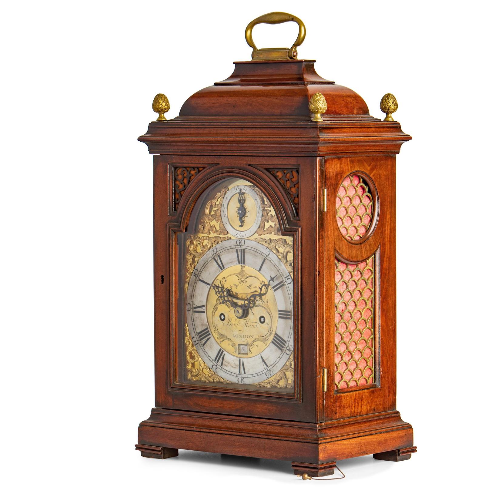 Mahogany Striking Table Clock - Benjamin Maud of London (1 of 3)