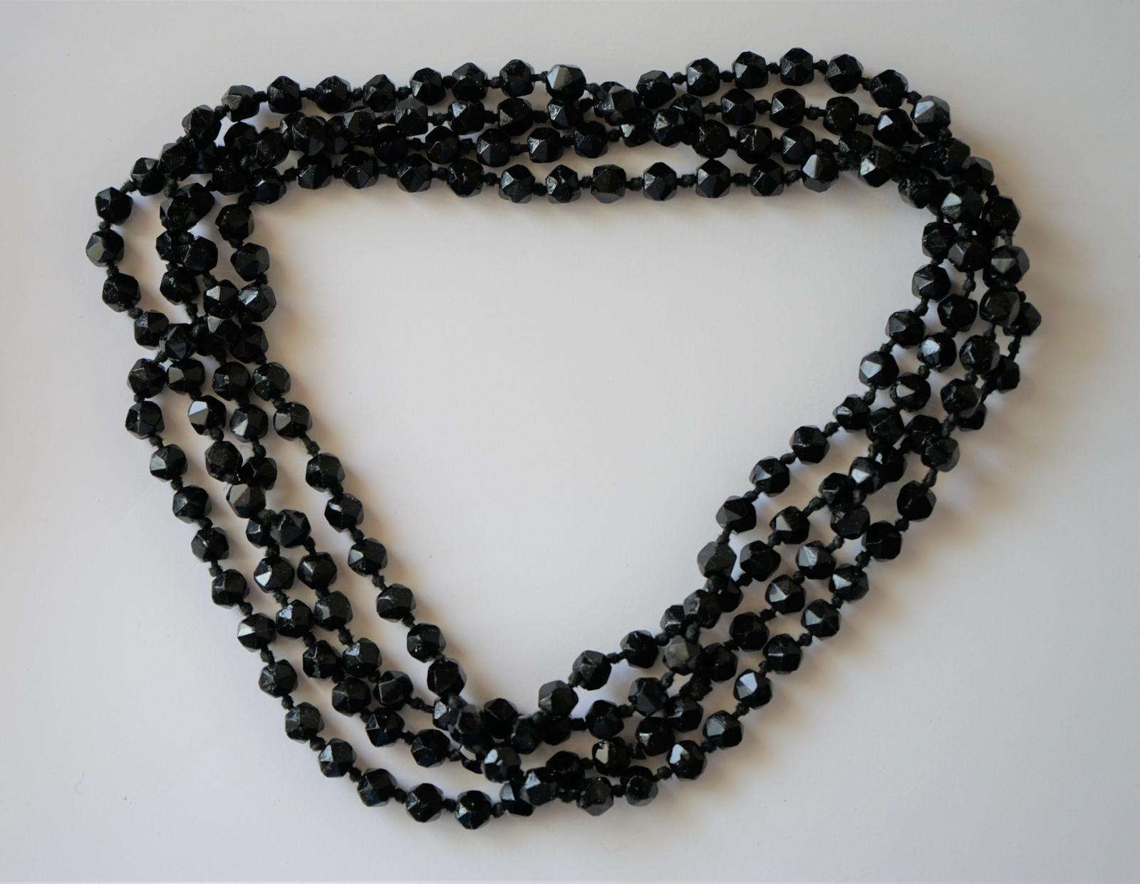 Very Unusual & Rare 1950s French Jet Necklace - Ideal Gift / Present / Boxed (1 of 9) Very Unusual & Rare 1950s French Jet Necklace - Ideal Gift / Present / Boxed (1 of 9)