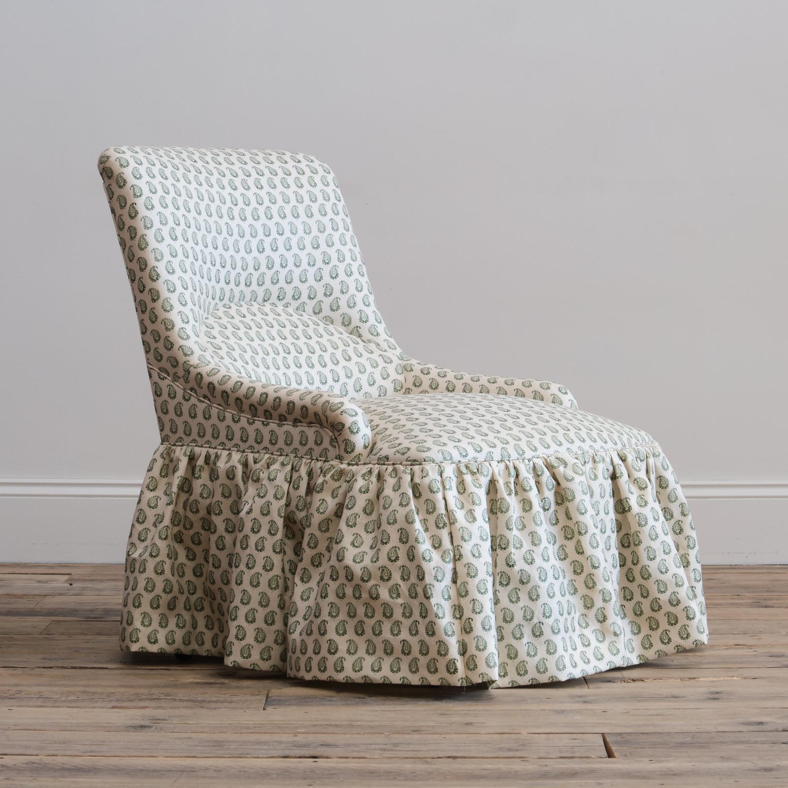 19th Century Nursing Chair In Howe 36 Bourne Street Linen (1 of 14)