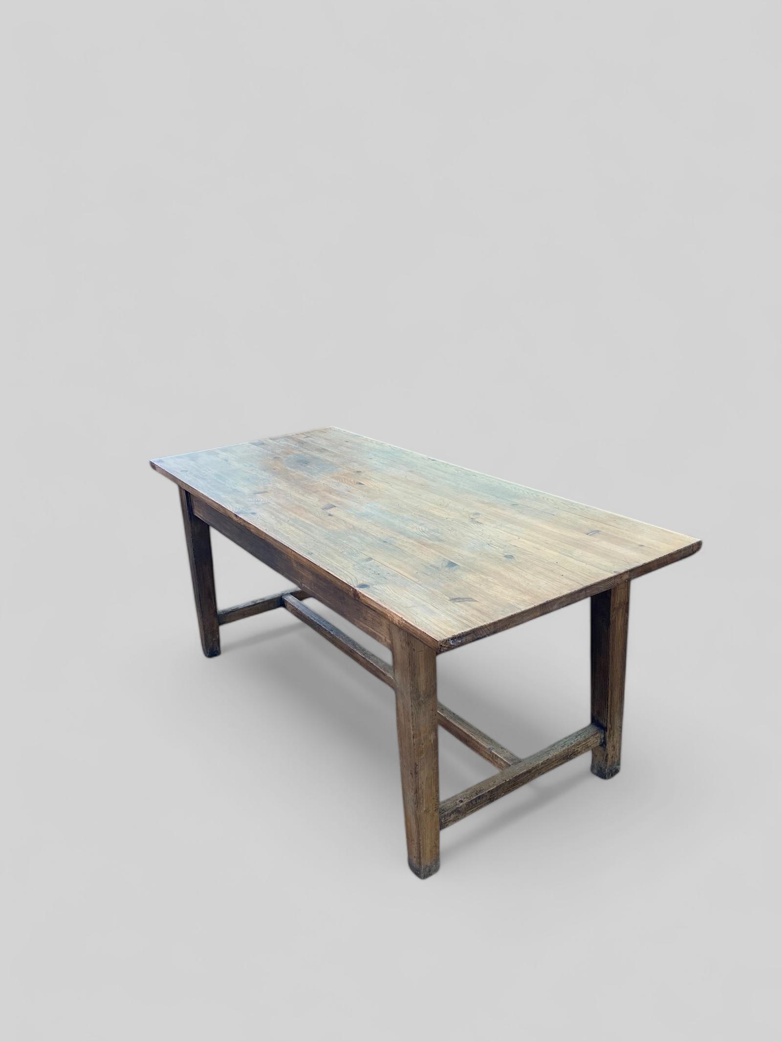 Victorian One Drawer Pine Kitchen Table (1 of 19)