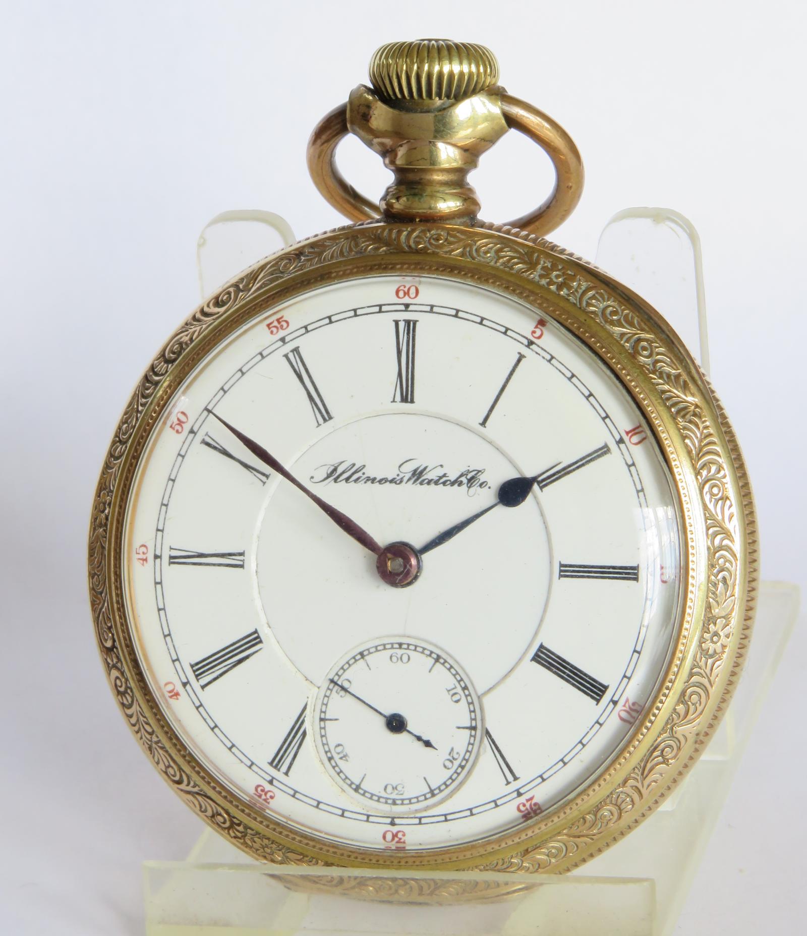 Pocket Watch: Antique Illinois Watch Co Pocket Watch (1 of 5)