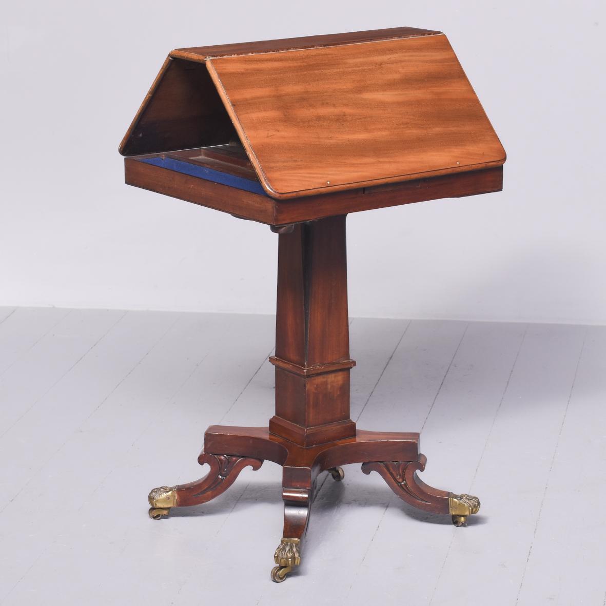 Rare Georgian Adjustable Reading or Music Stand (1 of 8)