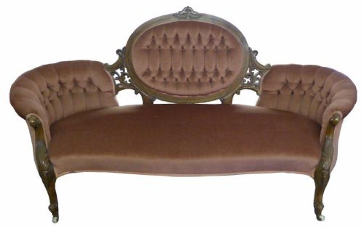 Original Victorian Walnut Double Ended Sofa (1 of 6) Original Victorian Walnut Double Ended Sofa (1 of 6)