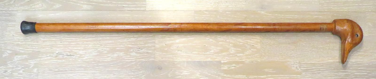Hand Carved Ladies / Childs Walking Stick with Ducks Head (1 of 2) Hand Carved Ladies / Childs Walking Stick with Ducks Head (1 of 2)