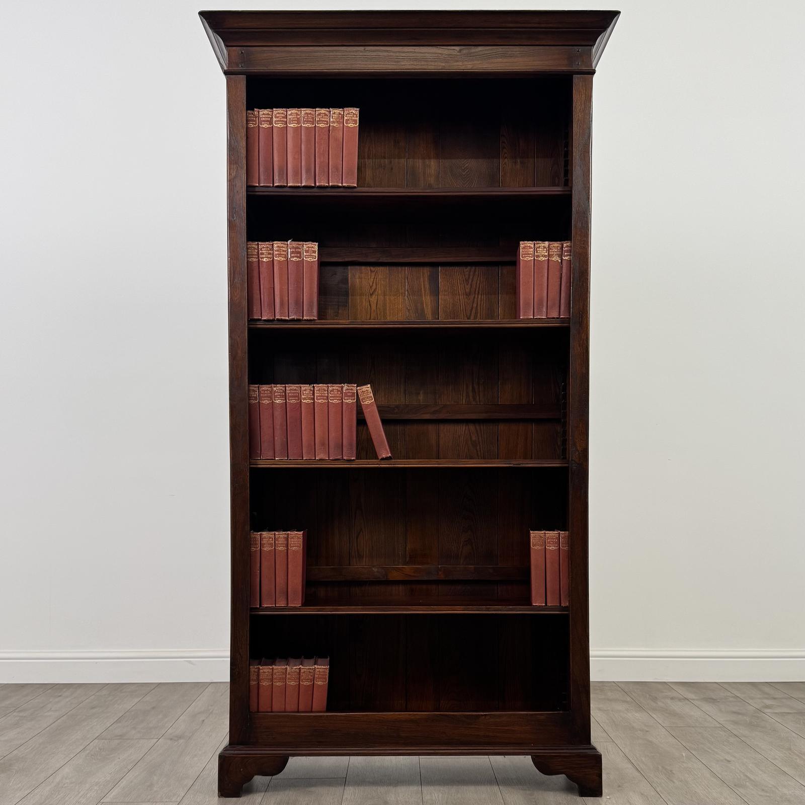 Antique 20th Century Good Quality Open Bookcase In Oak (1 of 10)
