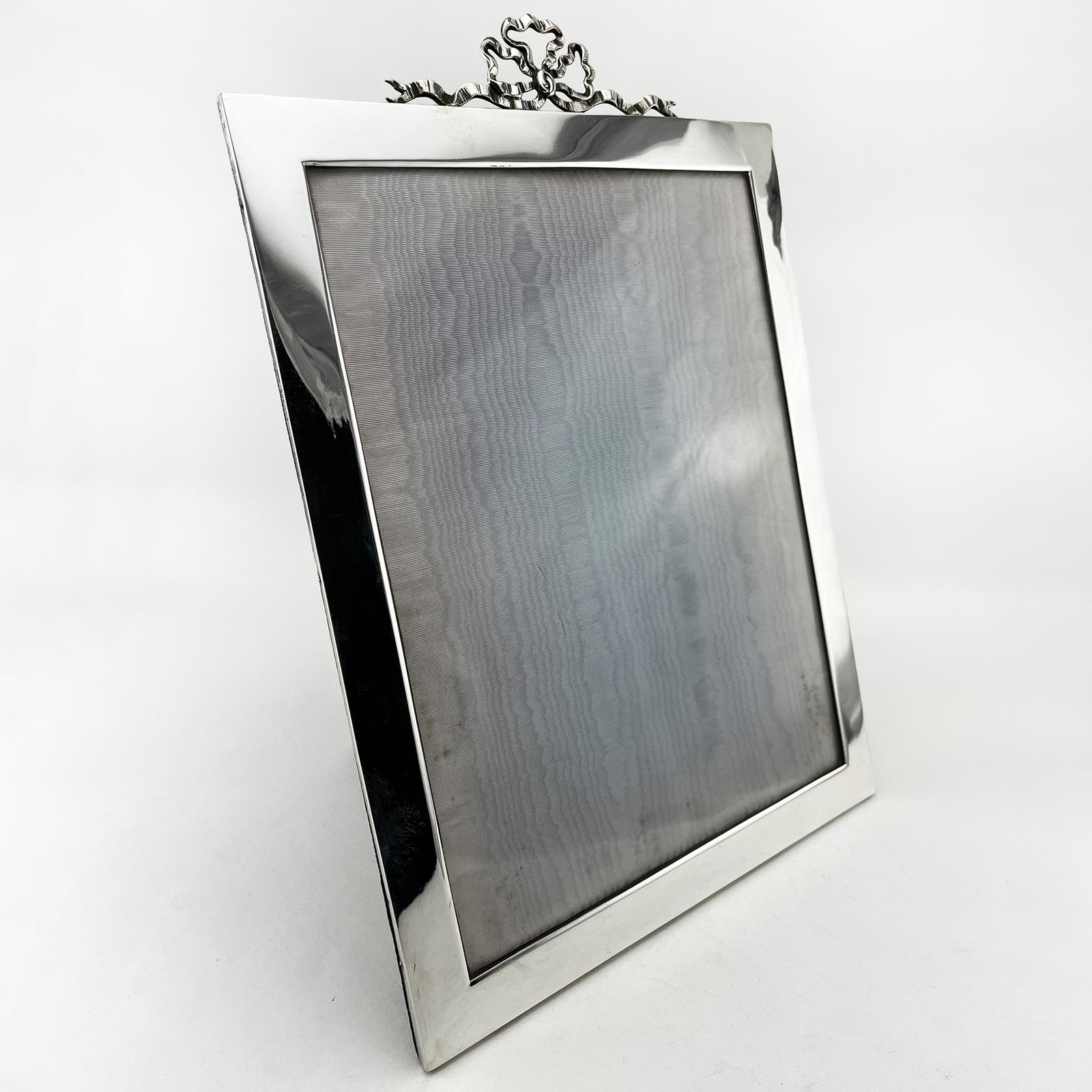 Edwardian Large Rectangular Sterling Silver Photo Frame (1 of 6)