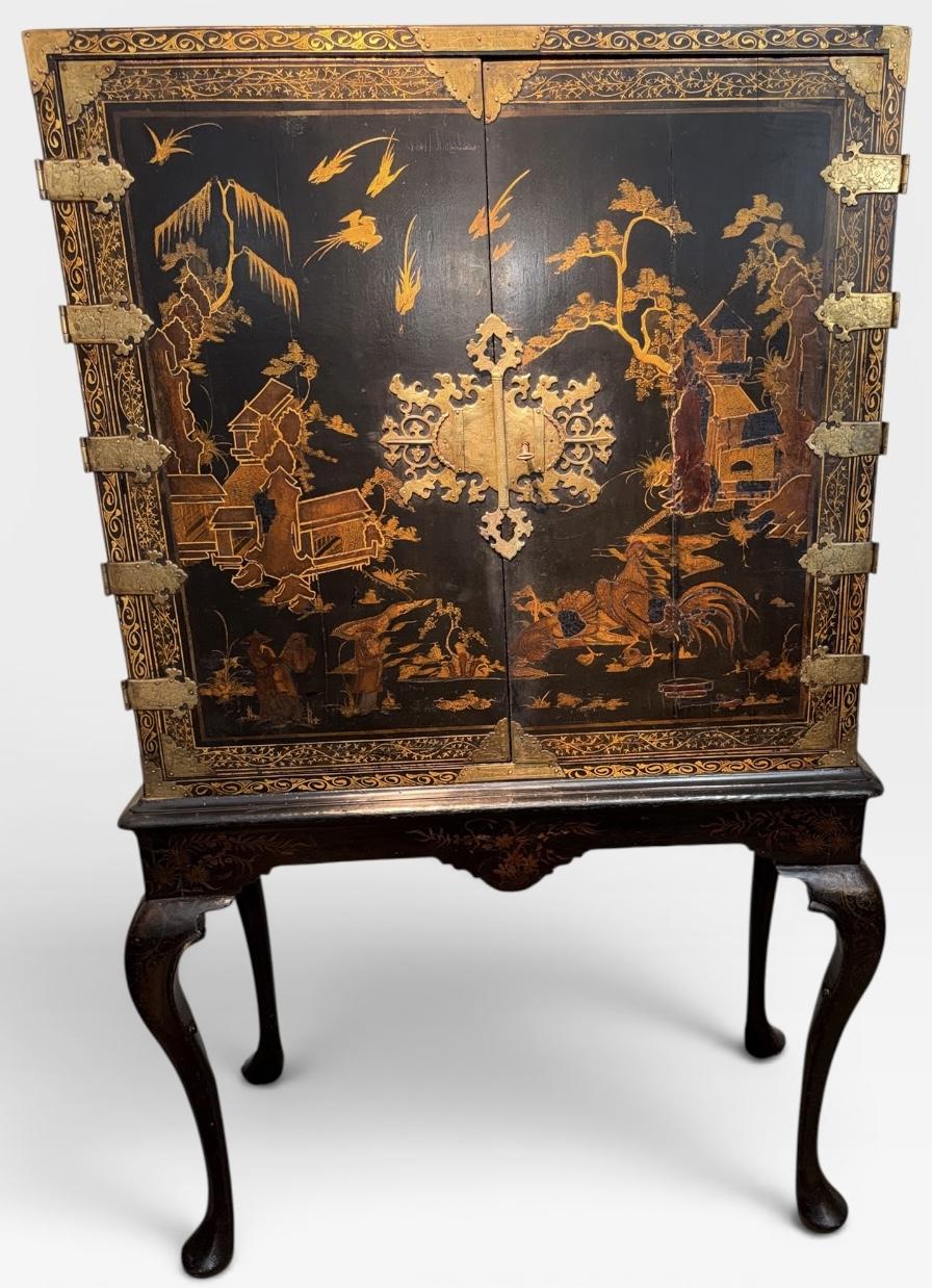 18th Century Lacquered Cabinet on Stand (1 of 11) 18th Century Lacquered Cabinet on Stand (1 of 11)