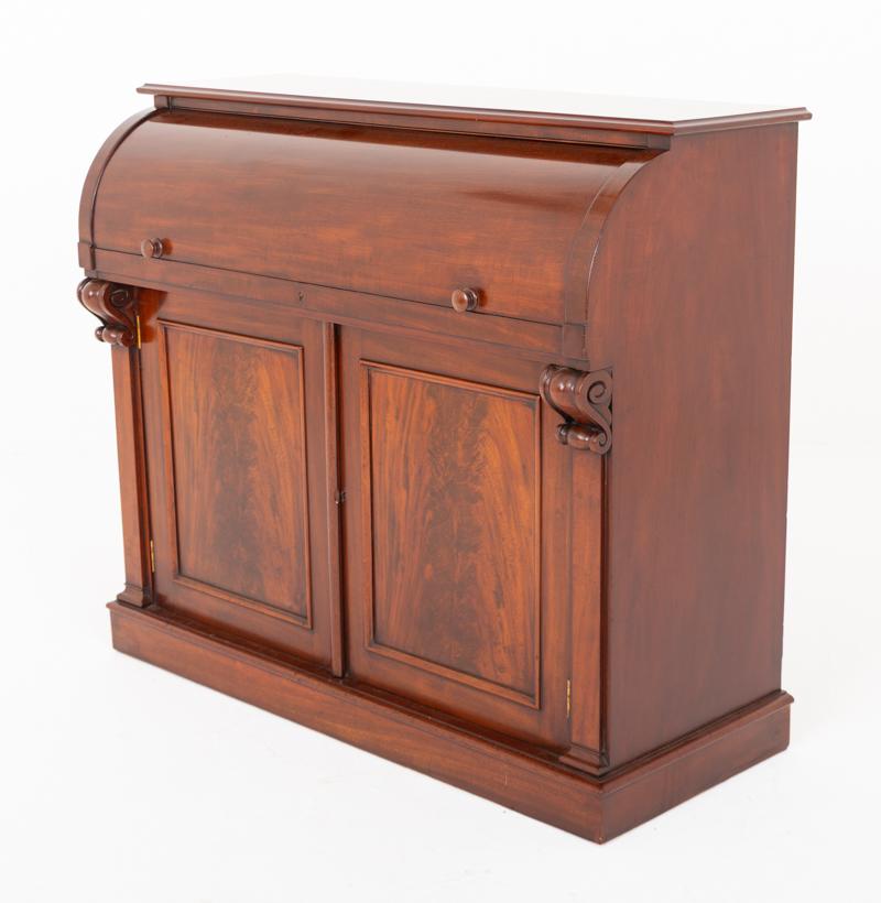 Victorian Mahogany Cylinder Desk (1 of 11) Victorian Mahogany Cylinder Desk (1 of 11)