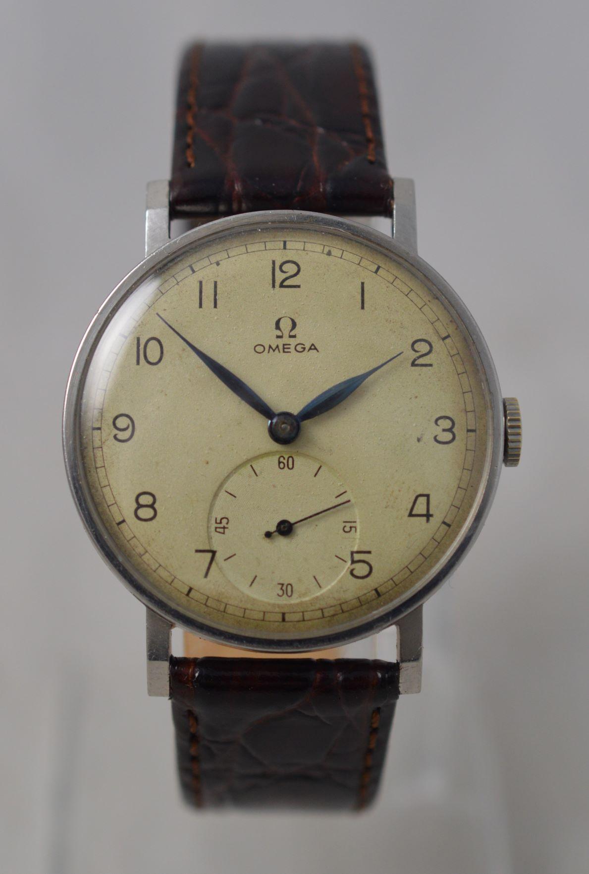 1939 Omega Stainless Steel 'Oversized' Wristwatch (1 of 6) 1939 Omega Stainless Steel 'Oversized' Wristwatch (1 of 6)