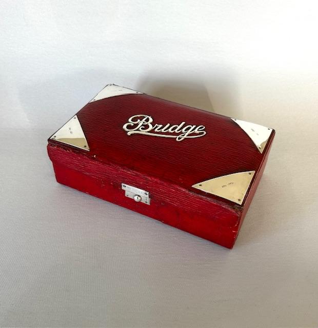 Handsome Edwardian Silver Mounted Bridge Box (1 of 10)
