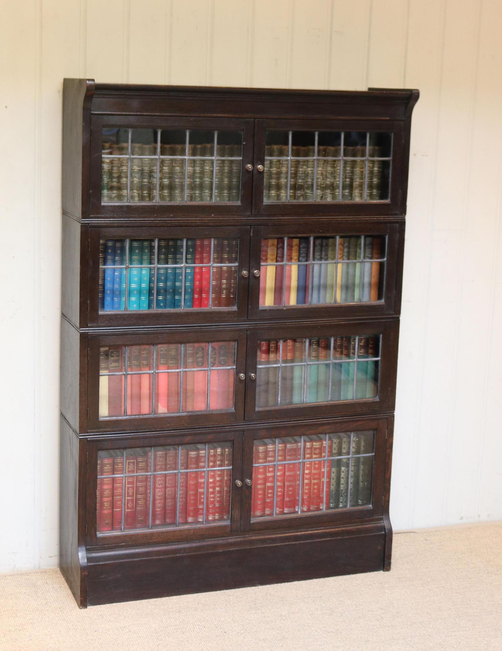 Dark Oak Sectional Stacking Bookcase (1 of 10) Dark Oak Sectional Stacking Bookcase (1 of 10)
