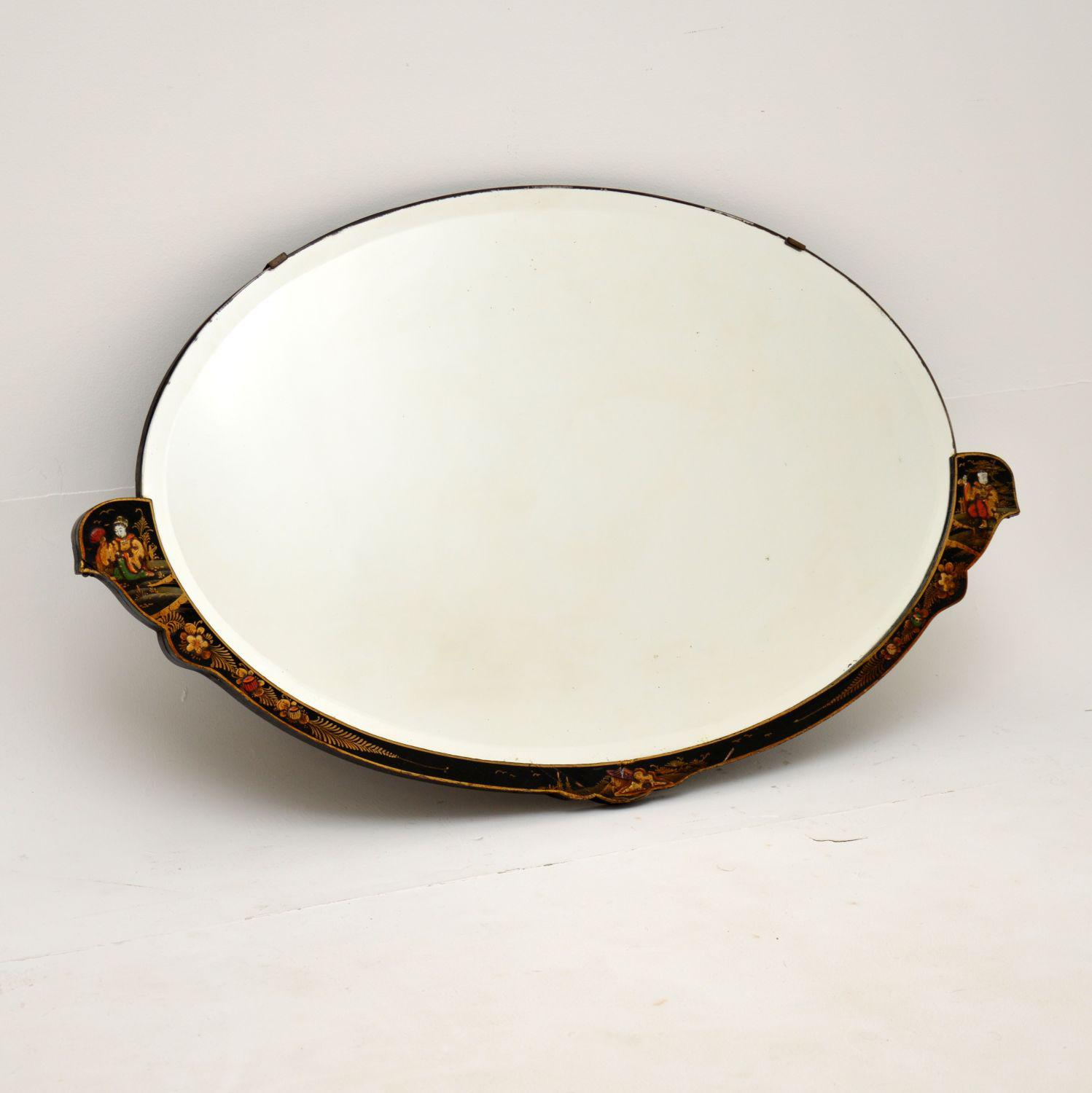 Antique Chinese Style Chinoiserie Mirror (1 of 7) Antique Chinese Style Chinoiserie Mirror (1 of 7)