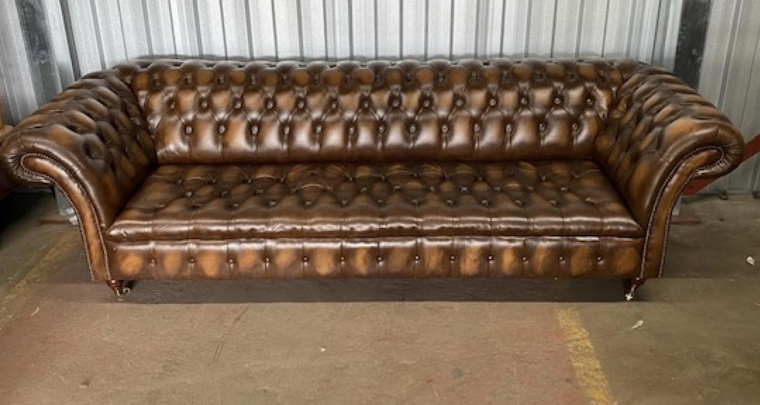 20th Century Large Leather Chesterfield Sofa (1 of 1) 20th Century Large Leather Chesterfield Sofa (1 of 1)